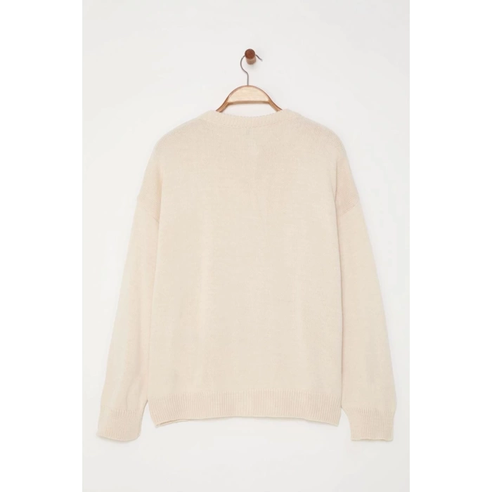Womens Modern Style Plus Size Regular Crew Neck Regular Knitwear Cardigan