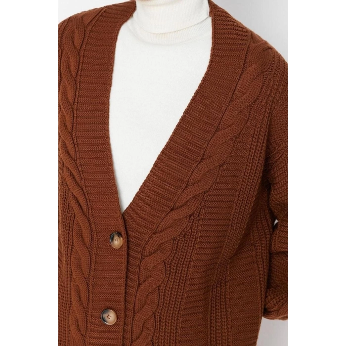 Womens Modern Style Regular V Neck Regular Knitwear Cardigan