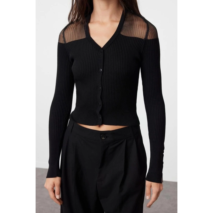 Womens Modern Style Slim V Neck Regular Knitwear Cardigan