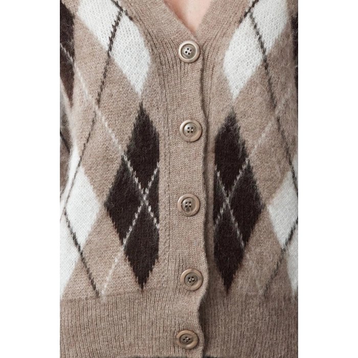 Womens Modern Style Regular V Neck Regular Knitwear Cardigan