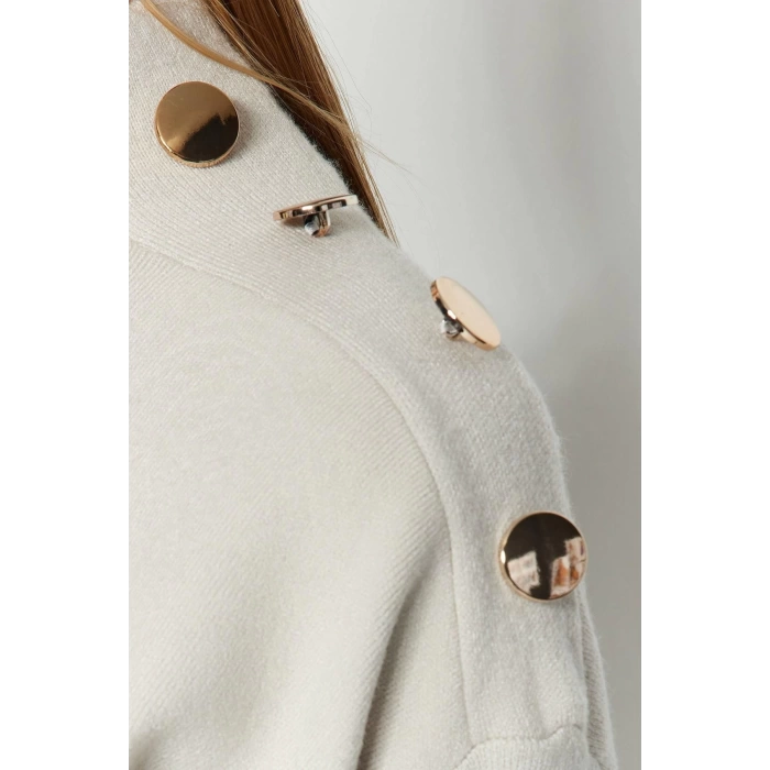 Womens Modern Style Comfortable Long Crew Neck Plain Sleeve Regular Knitwear Sweater