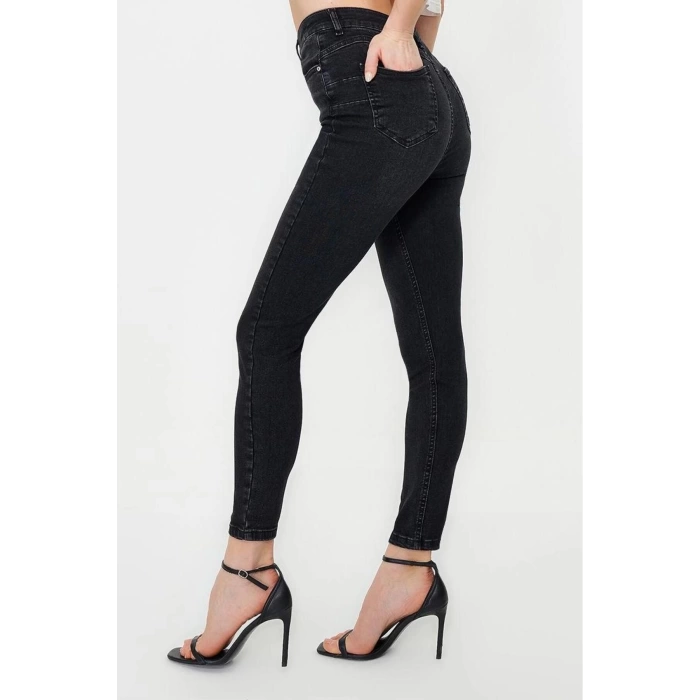Style Women Fashion Denim Jeans Pants Regular Skinny Leg High Waist Skinny Jeans