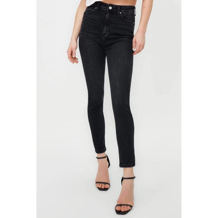 Style Women Fashion Denim Jeans Pants Regular Skinny Leg High Waist Skinny Jeans