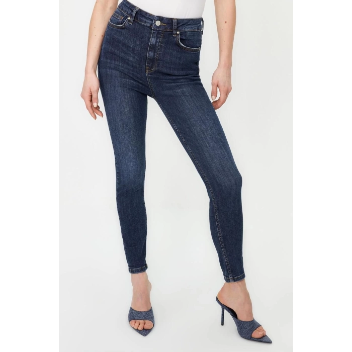 Style Women Fashion Denim Jeans Pants Regular Skinny Leg High Waist Skinny Jeans