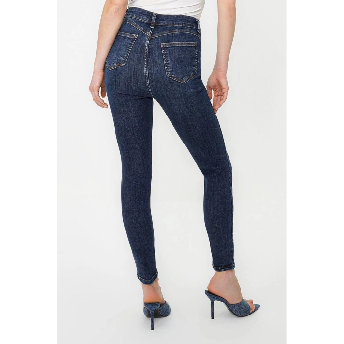 Style Women Fashion Denim Jeans Pants Regular Skinny Leg High Waist Skinny Jeans
