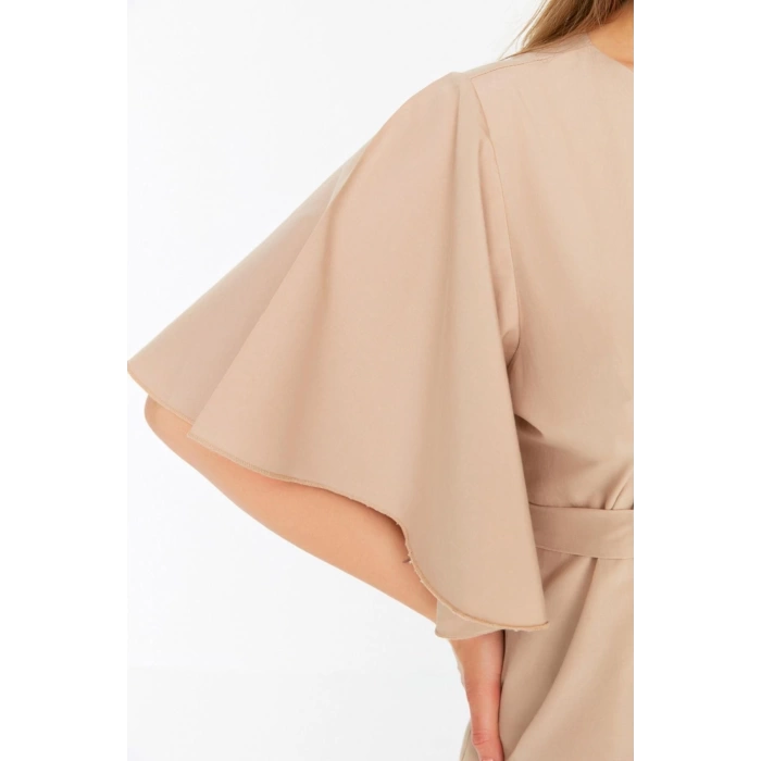 Fashion Plus Size Crew Neck Woven Regular Plain Pattern Casual Daily Regular Short Sleeve Blouse