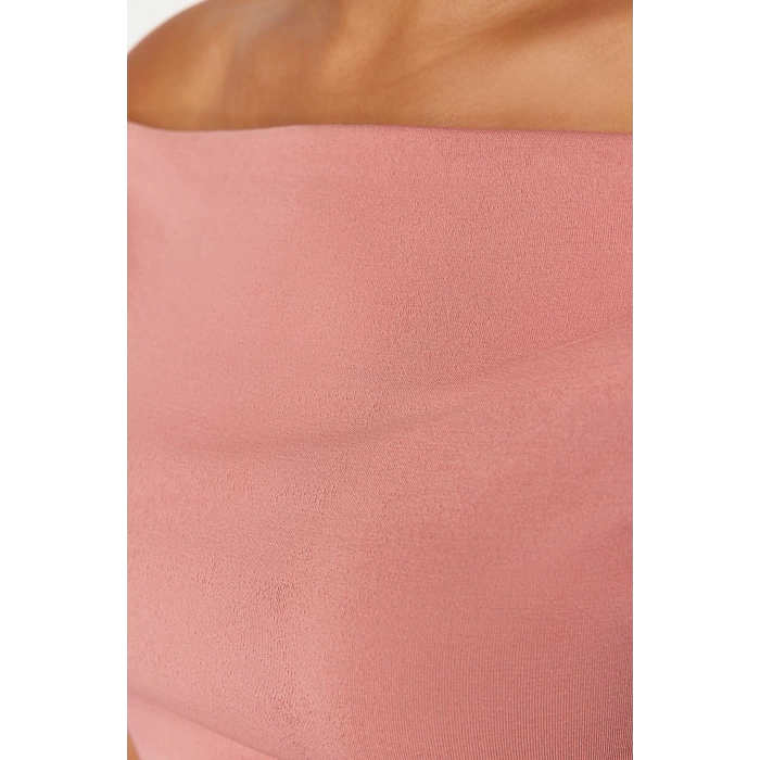Fashion Plus Size Boat Neck Knitted Fit Plain Pattern Casual Daily Regular Strappy Sleeve Blouse