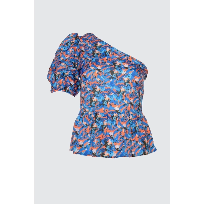 Fashion Turn-down Collar Woven Regular Floral Pattern Casual Daily Regular Short Sleeve Blouse