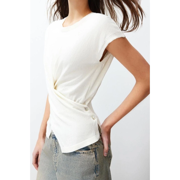 Fashion Crew Neck Knitwear Slim Plain Pattern Casual Daily Regular Sleeveless Blouse