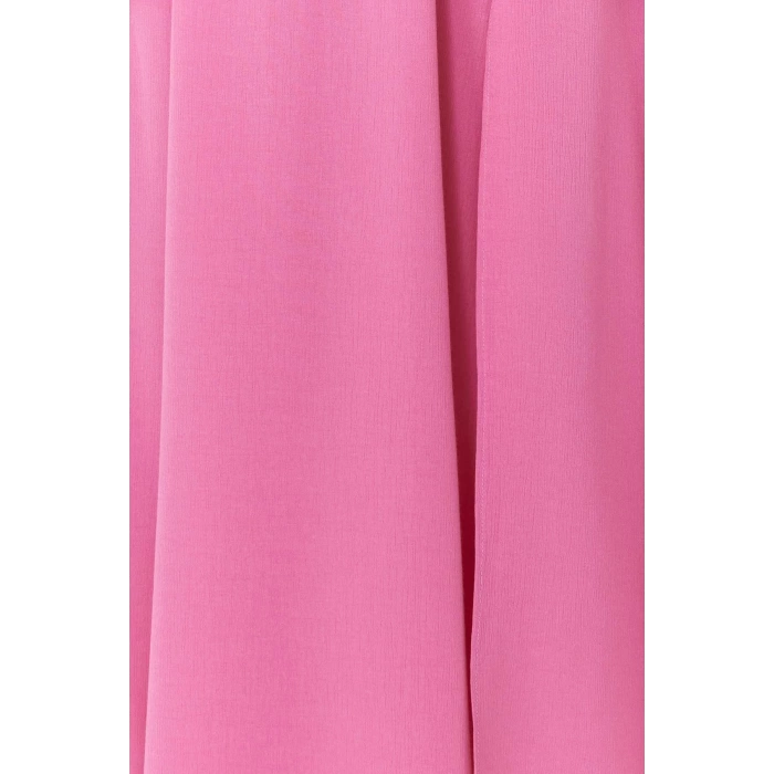 Fashion Regular Beach Casual Crinkle Woven V Neck Strappy Sleeve Basic Maxi Length Dress