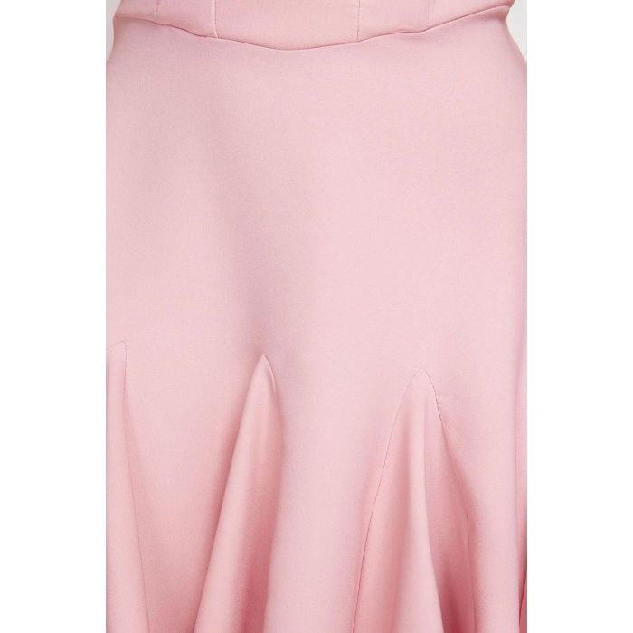 Fashion Regular Beach Daily Brode Woven Halter Neck Long Sleeve Shift Mini Length Dress