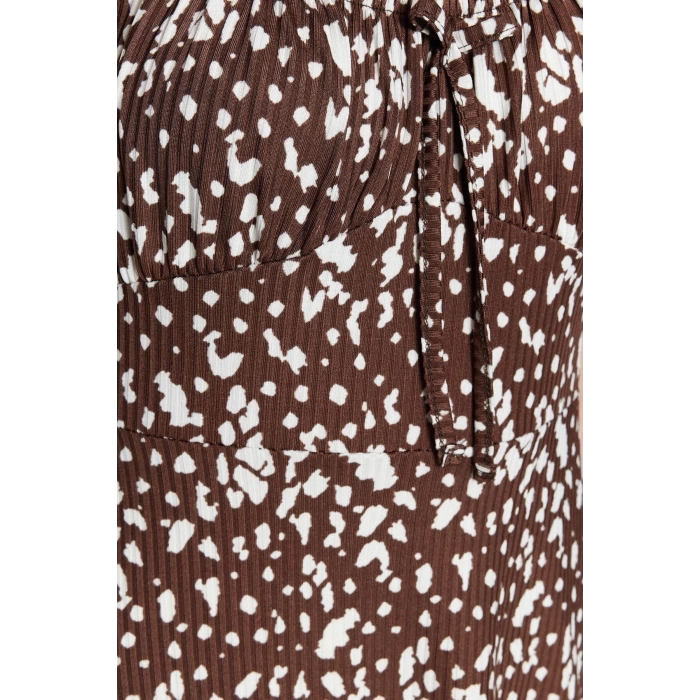 Fashion Regular Casual Daily Polyester Camisole Knitted Square Collar Sleeveless Sleeve A-Line Mini Length Dress