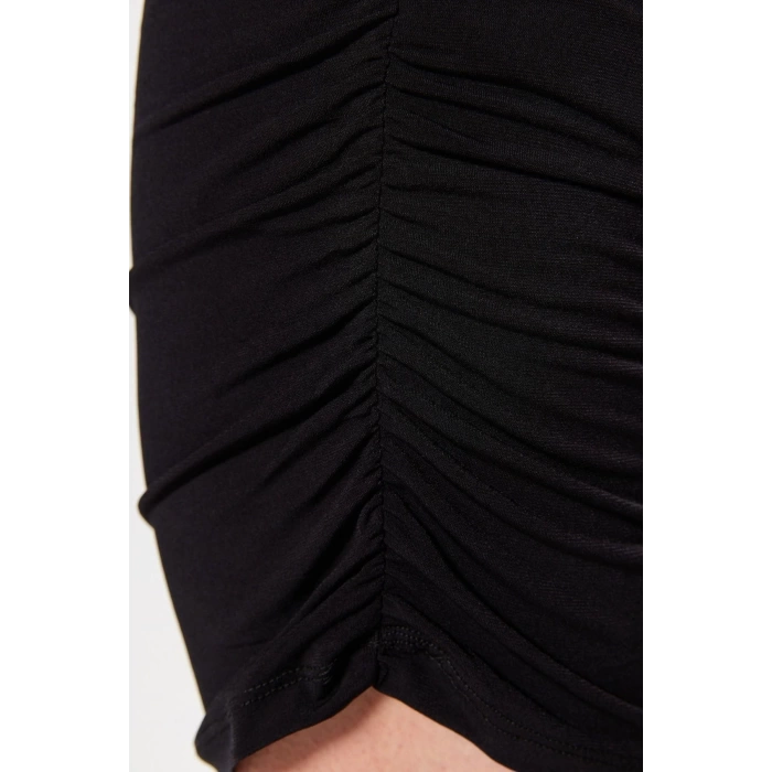 Fashion Slim Day Night Sandy Knitted Asymmetrical Collar Sleeveless Sleeve Bodycone Mini Length Dress