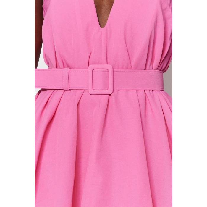 Fashion Casual Graduation Prom Poplin Woven Strapless Sleeveless Sleeve Skater Mini Length Dress