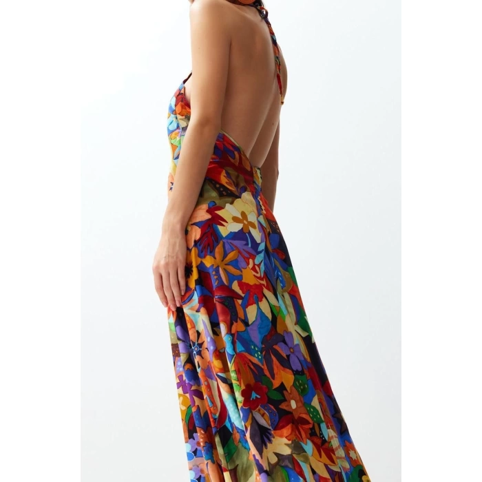 Fashion Fit Graduation Prom Tulle Knitted Crew Neck Sleeveless Sleeve Skater Midi Length Dress