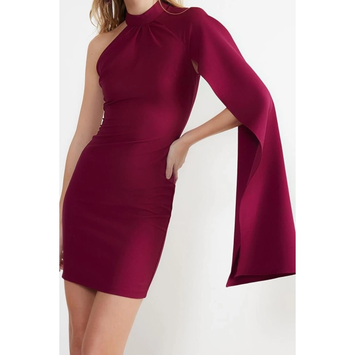 Fashion Regular Day Night Chiffon Woven Cowl Neck Sleeveless A-Line Midi Length Dress