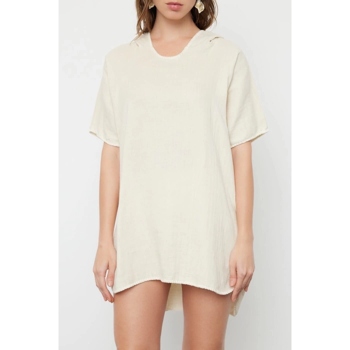 Moda Slim Casual Günlük Kalın Sandy Örme Dik Yaka Kolsuz Kol Bodycone Maxi Boy Elbise