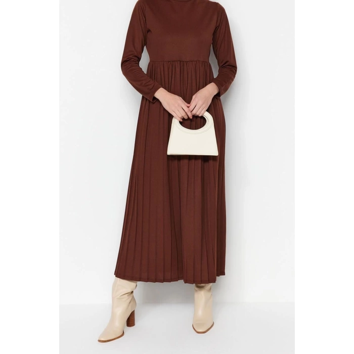 Fashion Fit Wedding Nikah Finike Woven Square Neck Strappy Sleeve Bodycone Mini Length Dress