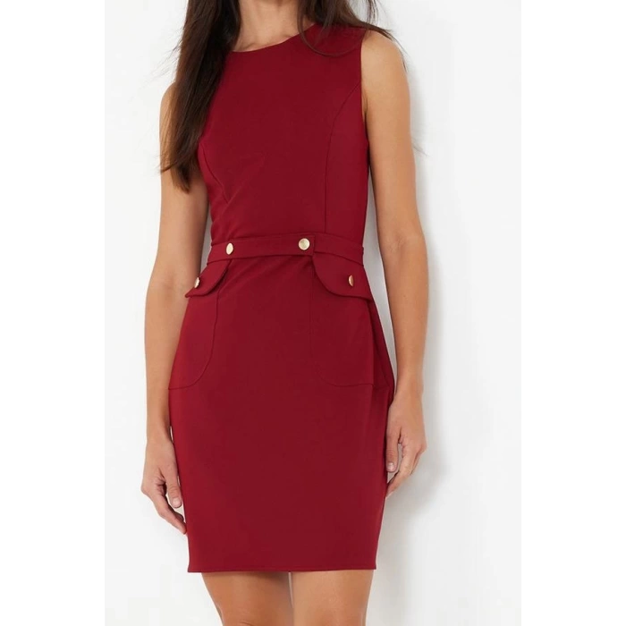 Fashion Style Regular Crew Neck Mini Length Plain Dress
