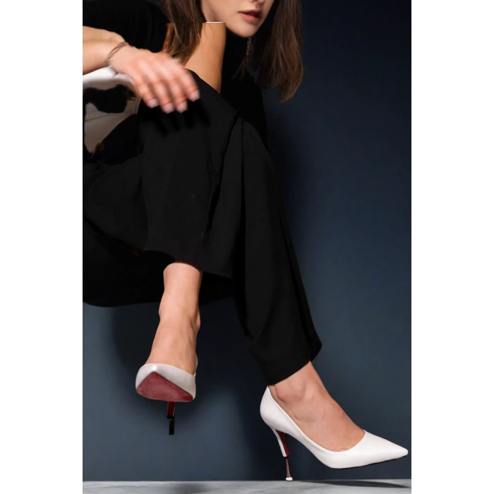 Stil Modern Kadın İnce Topuklu Ayakkabı Stiletto Özel Tasarım Gündüz Gece Abiye Ayakkabı