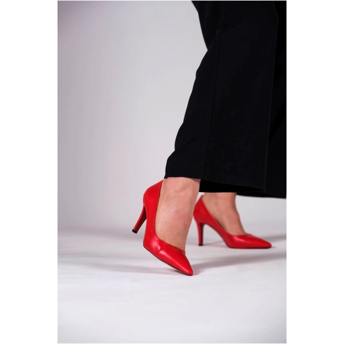 Stil Modern Kadın İnce Topuklu Ayakkabı Stiletto Özel Tasarım Gündüz Gece Abiye Ayakkabı
