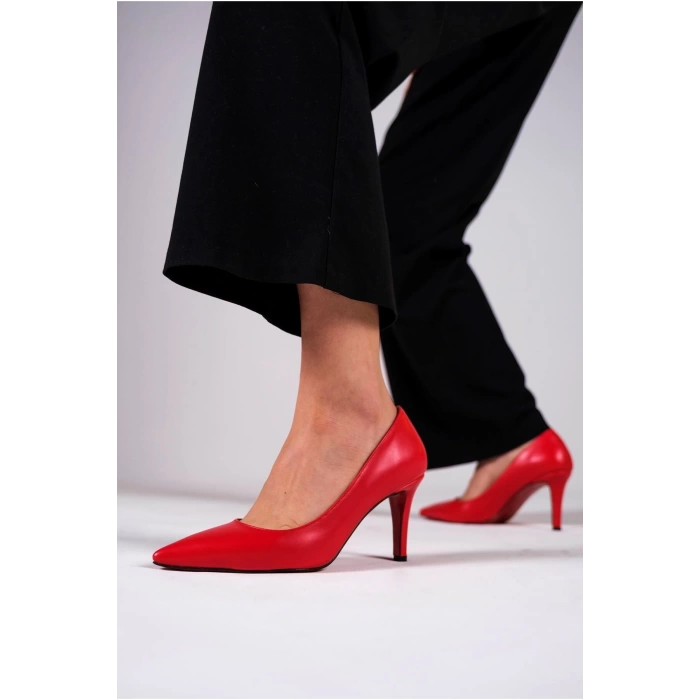 Stil Modern Kadın İnce Topuklu Ayakkabı Stiletto Özel Tasarım Gündüz Gece Abiye Ayakkabı