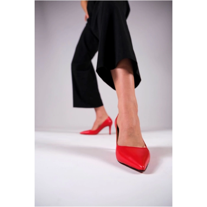 Stil Modern Kadın İnce Topuklu Ayakkabı Stiletto Özel Tasarım Gündüz Gece Abiye Ayakkabı