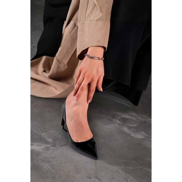 Stil Modern Kadın İnce Topuklu Ayakkabı Stiletto Özel Tasarım Gündüz Gece Abiye Ayakkabı