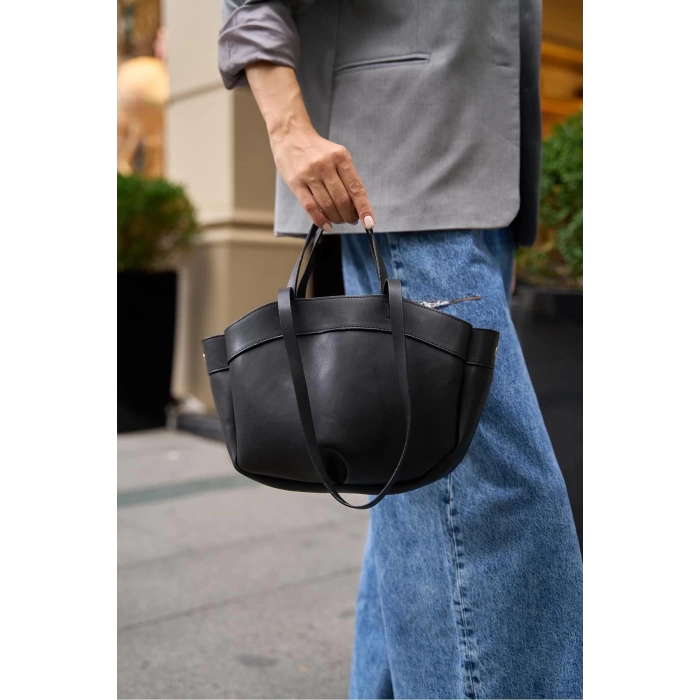 Bolso Shopper El Ve Omuz Çantası Vizon