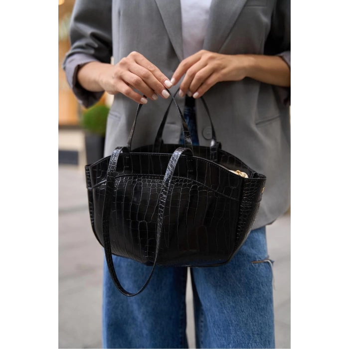 Bolso Shopper El Ve Omuz Çantası Vizon