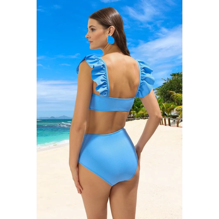 Fırfırlı Bikini Takımı Yüksek Konfor Ergonomik Kesim Hızlı Kuruyan Premium Kalite
