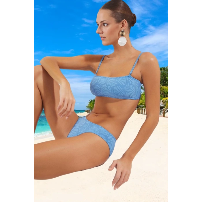 Straplez Bikini Takımı Yaz Koleksiyonu Hızlı Kuruyan Şık Detaylı Esnek Kumaş Ergonomik Kesim
