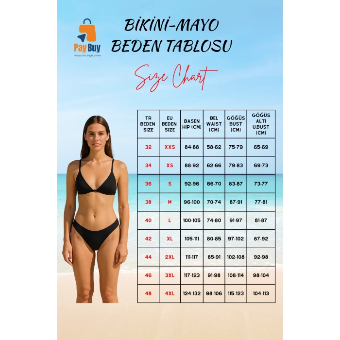 Straplez Bikini Takımı Yaz Koleksiyonu Hızlı Kuruyan Şık Detaylı Esnek Kumaş Ergonomik Kesim