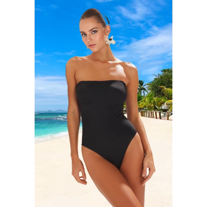 Straplez Mayo Deniz Kıyafeti Plaj Mayosu Su Sporu UV Korumalı Ergonomik Kesim