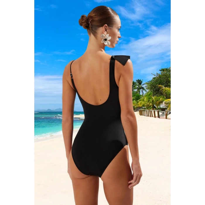 Volanlı Tek Omuz Mayo Swimsuit Premium Kalite Deniz Kıyafeti Plaj Mayosu Havuz