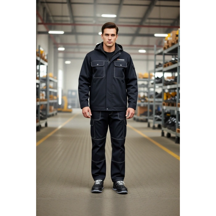 232 Jeriko Cilt Deri S1 Siyah İş Ayakkabısı