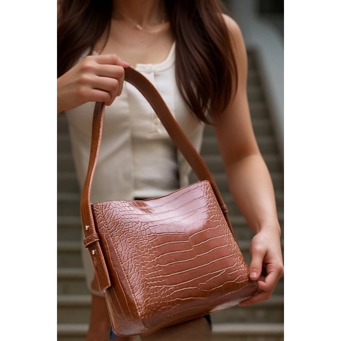 Kadın Şık Yumuşak Shopper Ayarlanabilir Askılı Deri Omuz Çantası Geniş Hacimli Günlük
