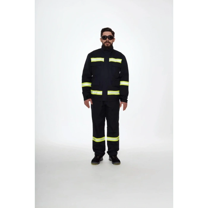Alev Almaz İş Güvenliği Takımı Yangın Giysisi 10031 Projacket Koruma Smy Yüksek