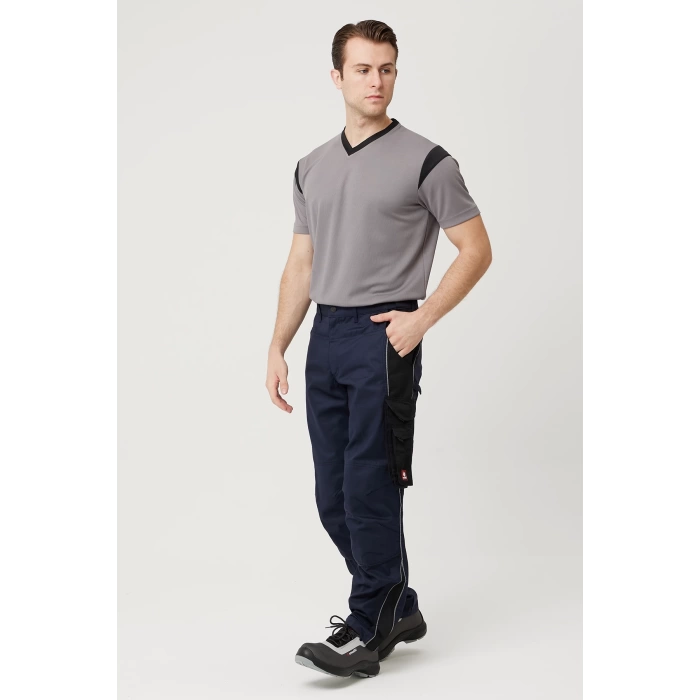 Allium Trousers Lacivert-siyah