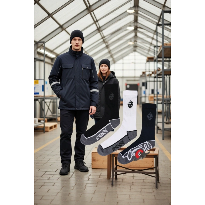 Armadillo Erkek Kışlık Çorap 3lü Set soket laci çizgili