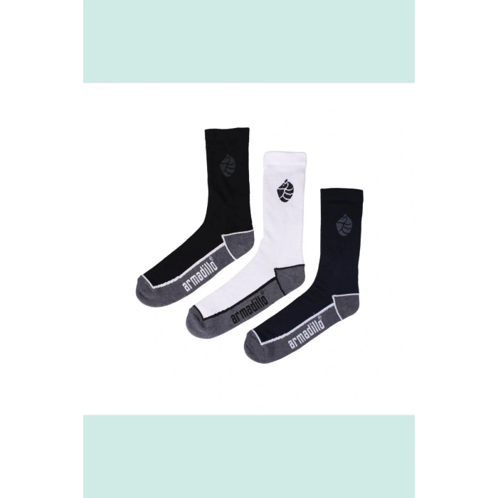 Armadillo Erkek Kışlık Çorap 3lü Set soket laci çizgili