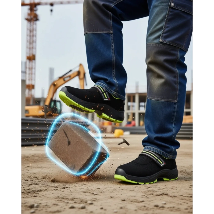 Armadillo SiyahSarı İş Güvenliği Ayakkabısı 99300 EN ISO 20345 galanthus