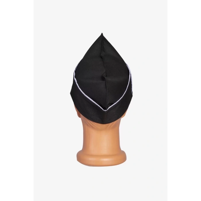 Aşçı Kepi Detayli Hijyenik Libani saxmavi