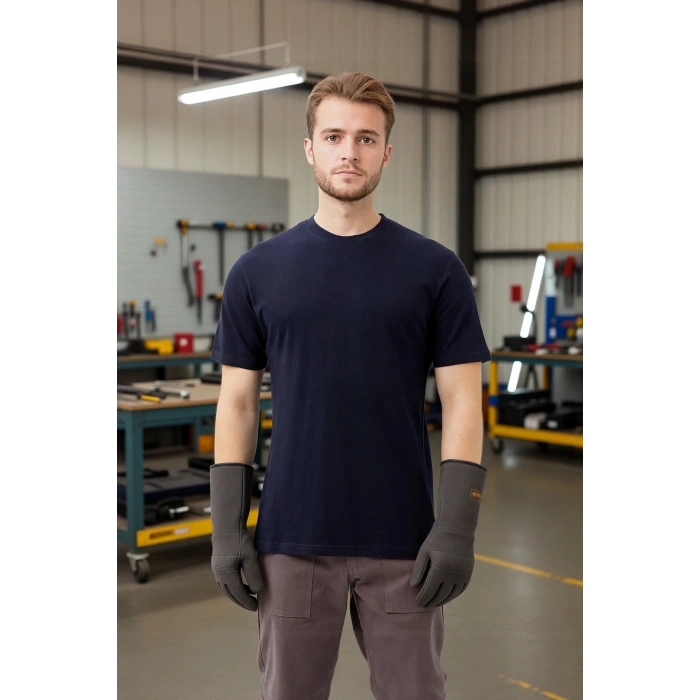 Basic Bisiklet Yaka Tişört 100 Pamuk Galanthus shırt