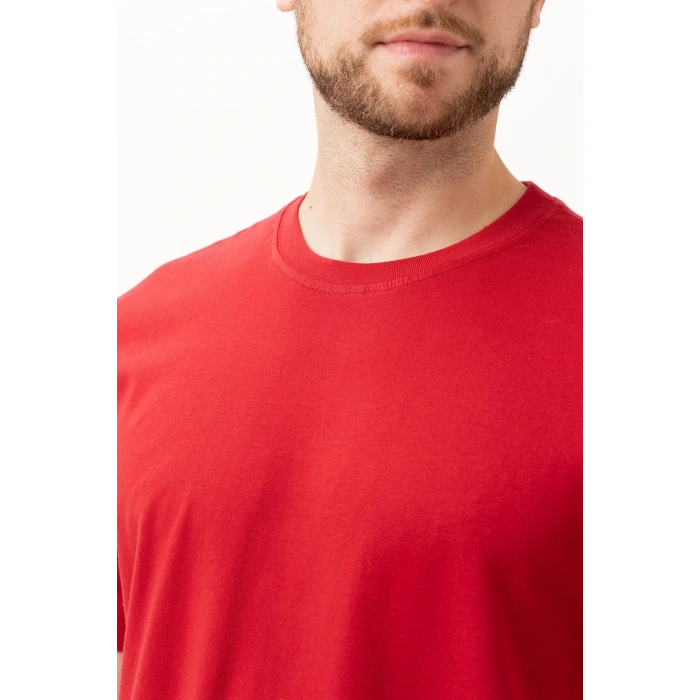 Basic Bisiklet Yaka Tişört 100 Pamuk Galanthus shırt