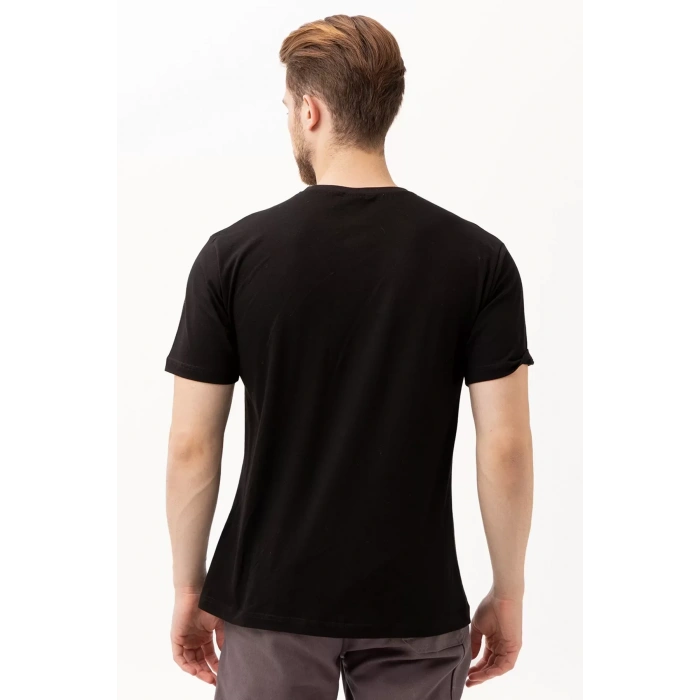 Basic Bisiklet Yaka Tişört 100 Pamuk Galanthus shırt