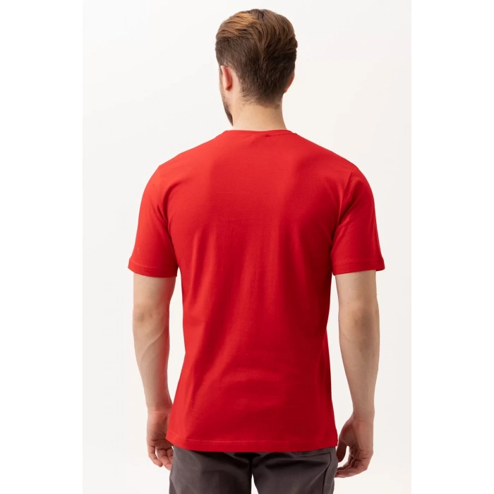 Basic Bisiklet Yaka Tişört 100 Pamuk Galanthus shırt