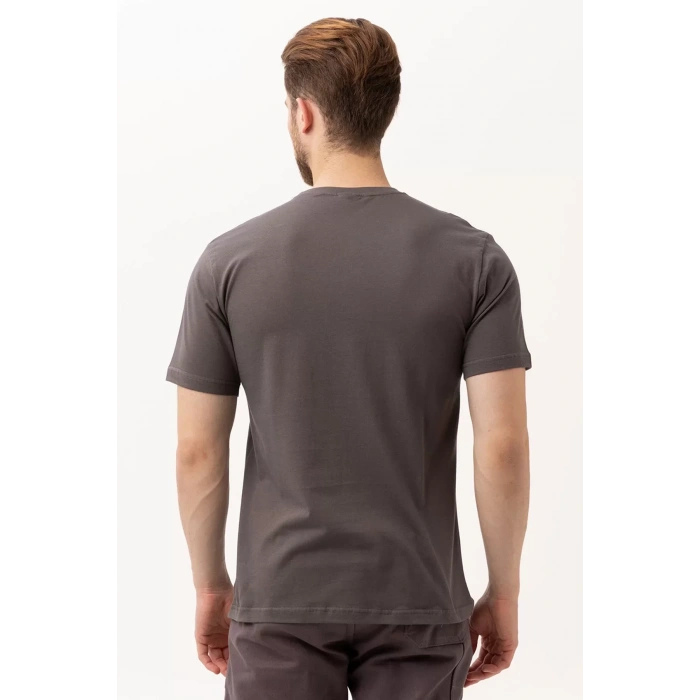 Basic Bisiklet Yaka Tişört 100 Pamuk Galanthus shırt