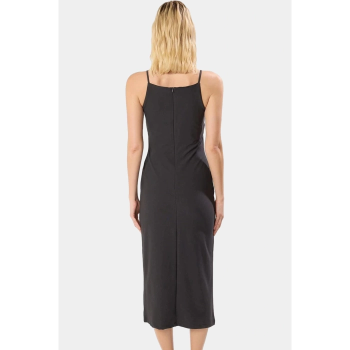 Bodycon Halter Yaka Yazlık Maxi Elbise Nefes Alan Kumaş Şık Görünüm Kaliteli İşçilik