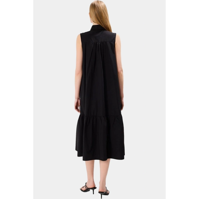 Cool & Comfort Terrycotton Gömlek Elbise Dokuma Kumaş Midi Boy Trend Tasarım Dayanıklı Malzeme
